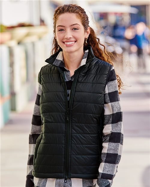 Independent Trading Co. Women's Puffer Vest #EXP220PFV